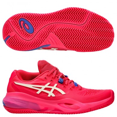 Asics Gel Resolution X Clay padelschoenen bright rose cream 2025