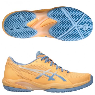 Asics Solution Swift FF2 Padel orange glow cream dames 2025