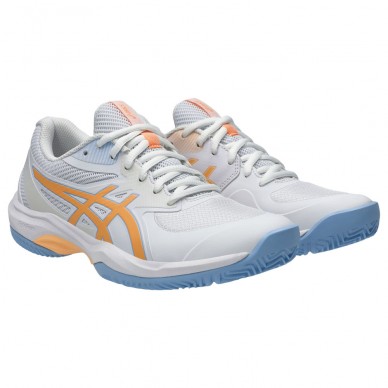 Asics Game FF Padel white orange glow dames 2025