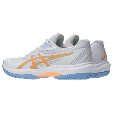 Asics Game FF Padel white orange glow dames 2025