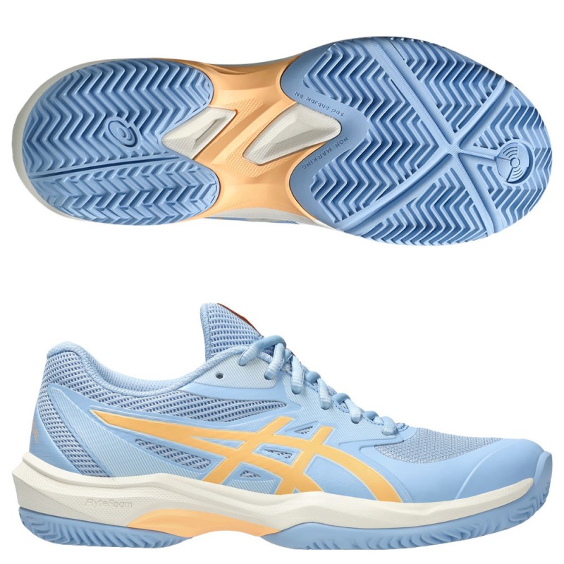 Asics Game FF Padel stone wash orange glow dames 2025
