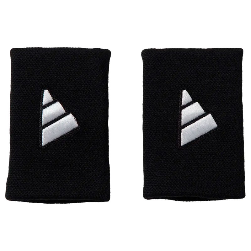 Adidas polsbandjes L zwart wit logo Adidas polsbandjes L zwart wit logo