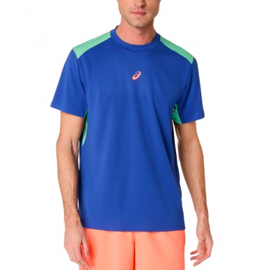 Asics Padel Court SS Top blauw T-shirt