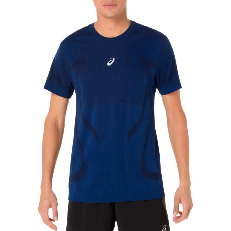 Asics Seamless SS Top blauw T-shirt