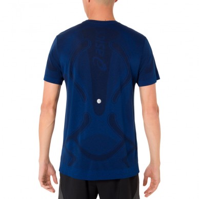 Asics Seamless SS Top blauw T-shirt