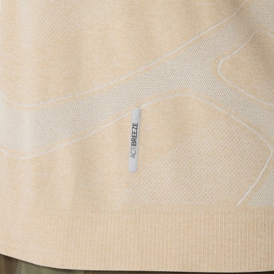 Asics Seamless SS Top off-white T-shirt