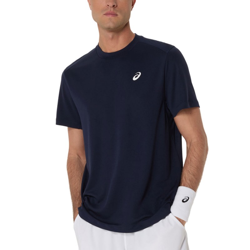 Asics Court SS Top marineblauw T-shirt