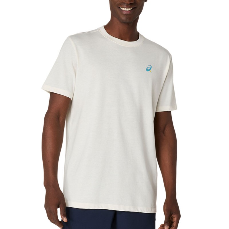 Asics Court Graphics SS Top crème t-shirt