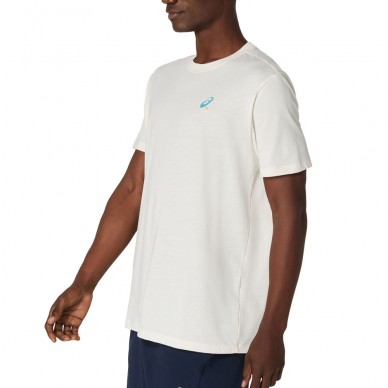 Asics Court Graphics SS Top crème t-shirt