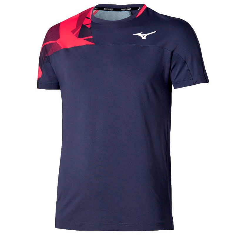 Mizuno Daybreakers Shadow blauw t-shirt