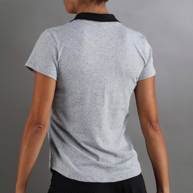 Endless Onyx Mouwen grijs polo