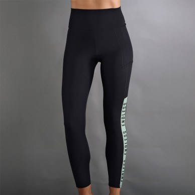 Endless Syncro zwart groen forest Leggings