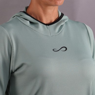 Endless Breath Line bosgroene hoodie