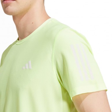 Adidas Own The Run fluogeel T-shirt