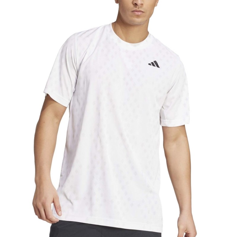 Adidas Club Graph wit grijs T-shirt