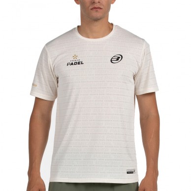 Bullpadel Prilep in ecru kleur T-shirt
