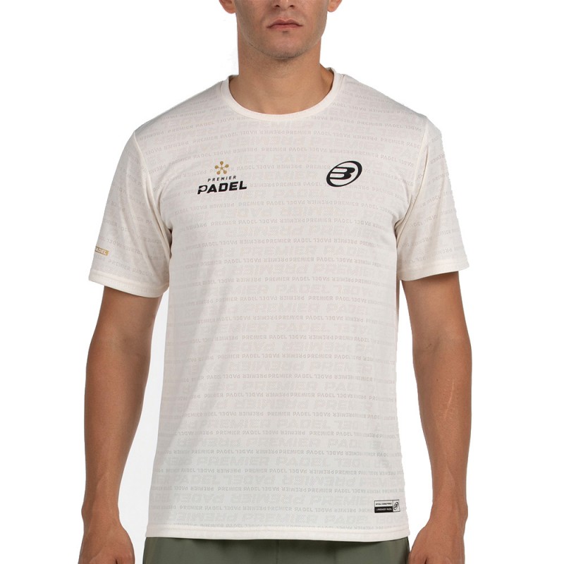 Bullpadel Prilep in ecru kleur T-shirt