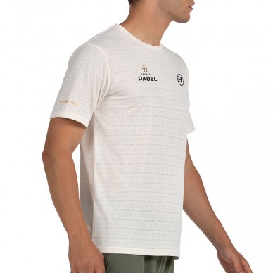 Bullpadel Prilep in ecru kleur T-shirt