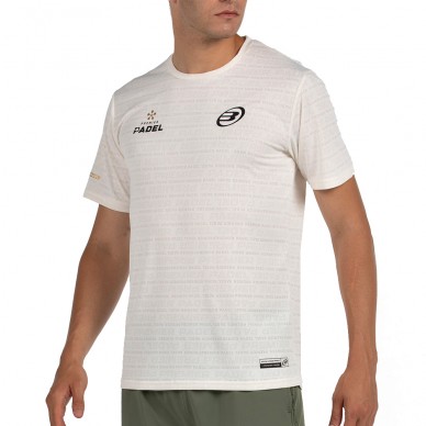 Bullpadel Prilep in ecru kleur T-shirt