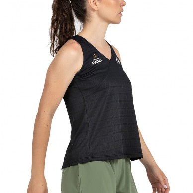 Bullpadel Piura zwart T-shirt