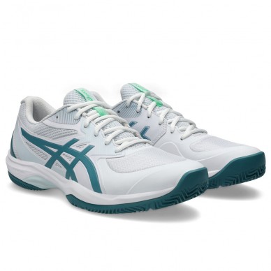 Asics Game FF Padel white misty pine heren 2026