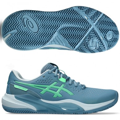 Asics Gel Challenger 15 Padel saba blue vital green heren 2026