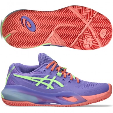 Asics Gel Resolution X Padel amethyst illuminate green dames 2026