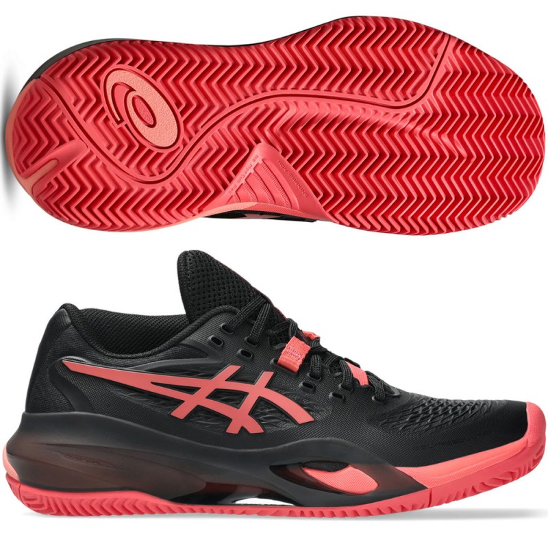 Asics Gel Resolution X Clay black sienna dames 2026