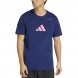 Adidas M Padel Cat donkerblauw T-shirt