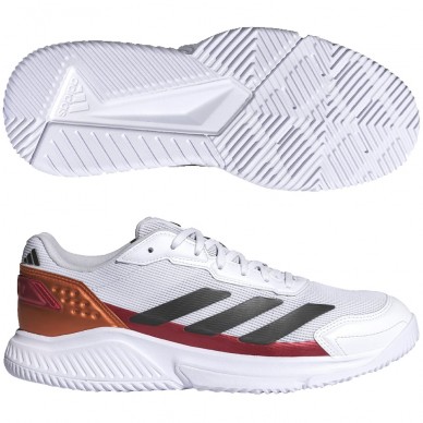 Adidas Courtquick Padel M white lucid orange heren 2026