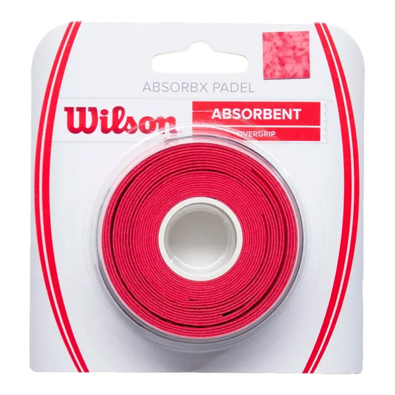 Overgrips Wilson Absorbx 3 Pack rood