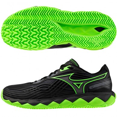Mizuno Wave Enforce Tour 2 Padel black foliage green heren 2026