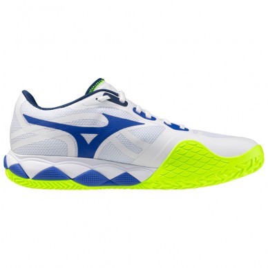 Mizuno Wave Enforce Tour 2 CC white dazzling blue heren 2026