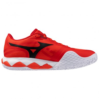 Mizuno Wave Enforce Tour 2 CC fiery red white heren 2026