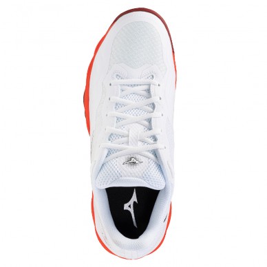Mizuno Wave Enforce Court CC fiery red white heren 2026