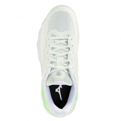 Mizuno Wave Enforce Court Padel phantom green white dames 2026
