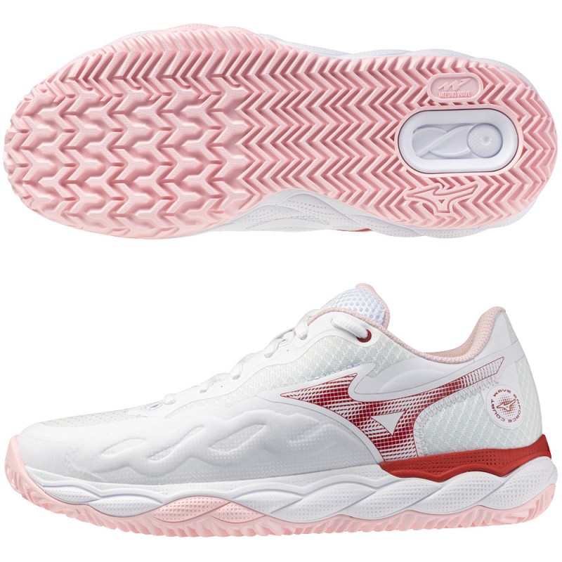 Mizuno Wave Enforce Court CC wit pinkesque dames 2026