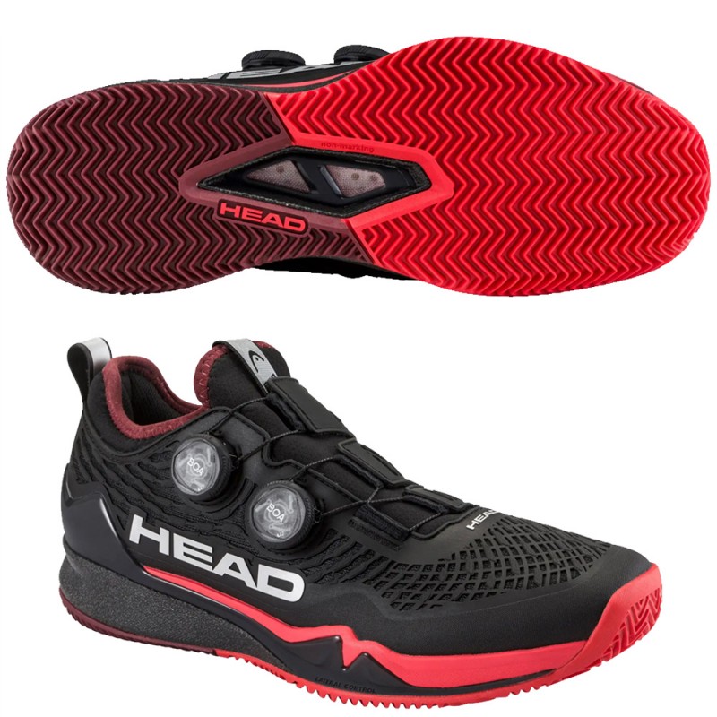 Head Endure Pro BOA black red heren 2026