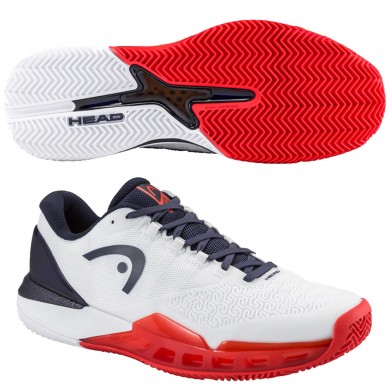 Head Revolt Pro 5.0 Clay Men white navy heren 2026
