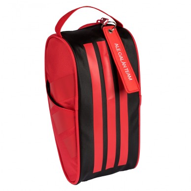 Adidas toilettas Ale Galán rood zwart 2026