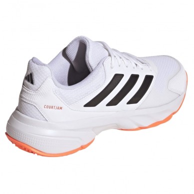 Adidas Courtjam Control 3 M Clay white black orange heren 2026