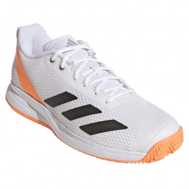 Adidas Courtflash Speed 2 white lucid orange heren 2026