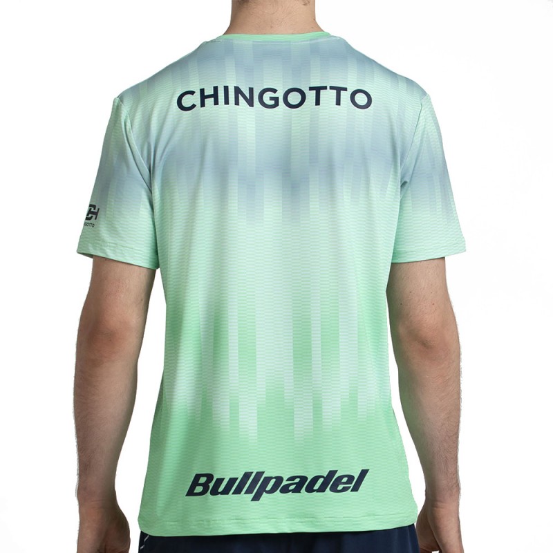 Bullpadel Chingotto 26V zuur groen T-shirt