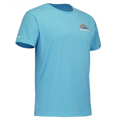 Babolat Perf Cotton Tee blauw t-shirt