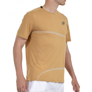 Bullpadel Cheles oker gemêleerd T-shirt