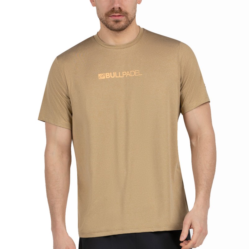 Bullpadel Coledil oker gemêleerd T-shirt