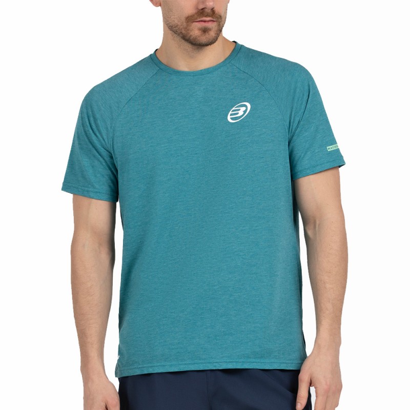Bullpadel Montse blauwgroen gemêleerd t-shirt