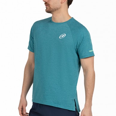 Bullpadel Montse blauwgroen gemêleerd t-shirt