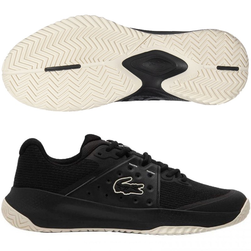 Lacoste Power Serve black off white heren 2026