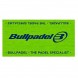 Bullpadel handdoek BPTOWEL26 100X50 zuur groen